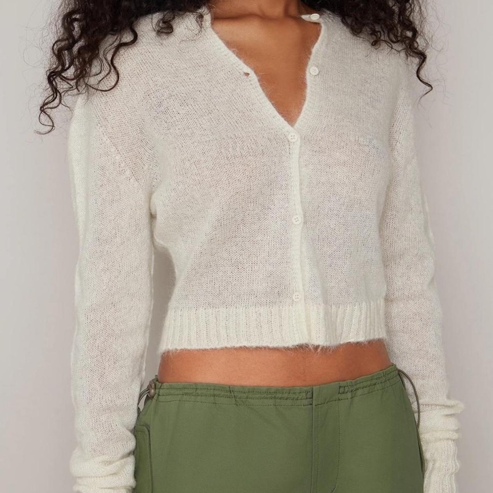 NWT DANIELLE GUIZIO MOHAIR CARDIGAN XS/S
